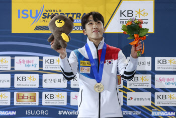 “4바퀴 때 확신” 1,500m 金 박지원, “1000m도 1위 하겠다”