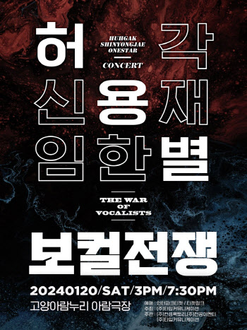 허용별 콘서트, 대구·성남·부산 매진… 고양공연 티켓 오픈