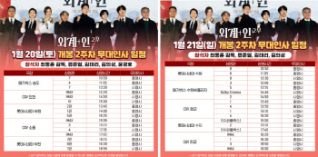 '외계+인' 2부 주역들, 2주차 주말 경기·인천 무대인사 확정