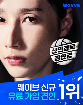 '신인감독 김연경', 웨이브 신규가입 견인 1위