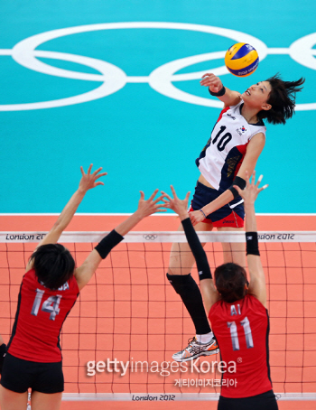 [런던2012]한국 女배구, 숙적 일본에 0-3 패...동메달 좌절                                                                                                                                                 