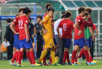  <월드컵축구> 고개숙인 대표팀                                                                                                                                                                     