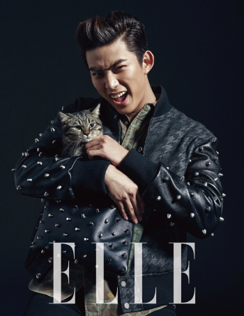 2PM 옥택연, 고양이와 함께 ‘앙칼진 표정’                                                                                                                                                         