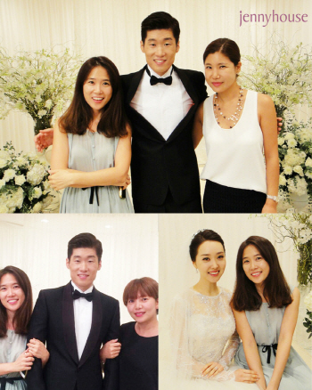박지성·김민지, 결혼식 비하인드 사진 공개                                                                                                                                                               