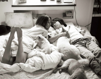 이효리·이상순, 한 침대에 누운 대가족                                                                                                                                                             