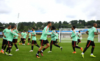  `유로 2016` 포르투갈, 나이키 화보 같은 훈련장 모습                                                                                                                                               