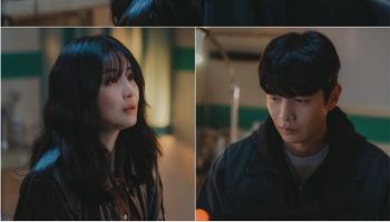 '메리 킬즈 피플' 이보영, 이민기와 돌발 입맞춤…치명적 눈빛 교환 포착